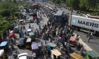 GT Road Blocked At Pabbi In Protest Against Police