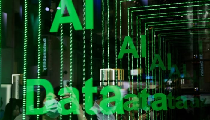 Representational image of artificial intelligence and data systems. — Reuters/File