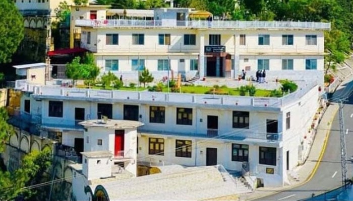 The representational image shows the building of the Peshawar High Court Bar Association, Mingora chapter. — Facebook@Peshawar High Court Mingora Bench Bar Association/File