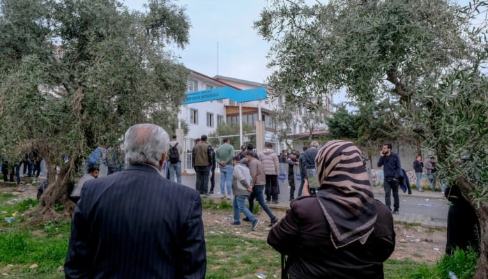 Parents of students rushed to the scene, some in tears, in the southern city of Kahramanmaras. —AFP