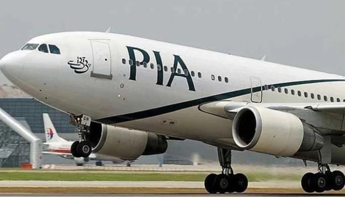 A Pakistan International Airlines aeroplane can be seen in this undated image. —APP/File