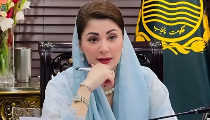 Punjab Chief Miniter Maryam Nawaz Sharif chairing a meeting. —APP/File