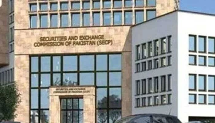 The picture shows the building of the Securities and Exchange Commission of Pakistan (SECP). — The News/File