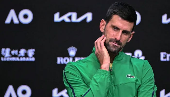 This undated photo shows Former tennis world No 1 Novak Djokovic. — AFP/File