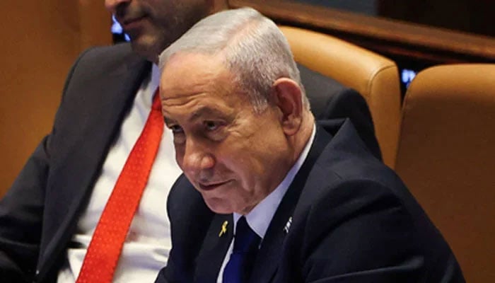 Israeli Prime Minister Benjamin Netanyahu attends the plenum of the Knesset, Israels parliament, in Jerusalem, November 10, 2025. — Reuters