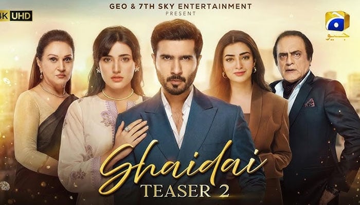 Poster of Geo Entertainments upcoming drama serial Shaidai. — YouTube/HarPalGeoOfficial