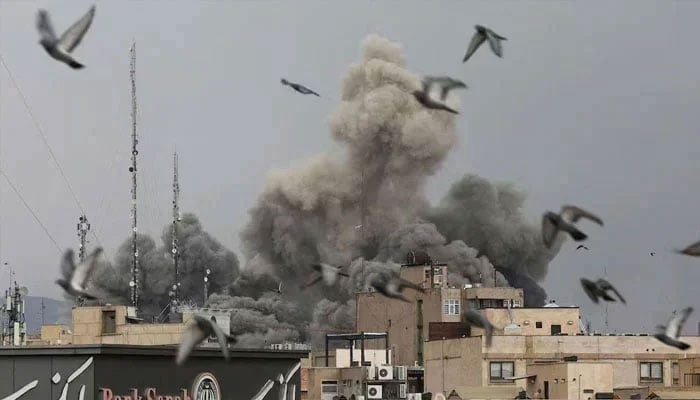 Smoke rises over Tehran on March 2, 2026, amid US and Israeli attacks on the Iranian capital. With most of its proxies severely weakened, the Islamic Republic is facing its most perilous moment largely alone. —Reuters