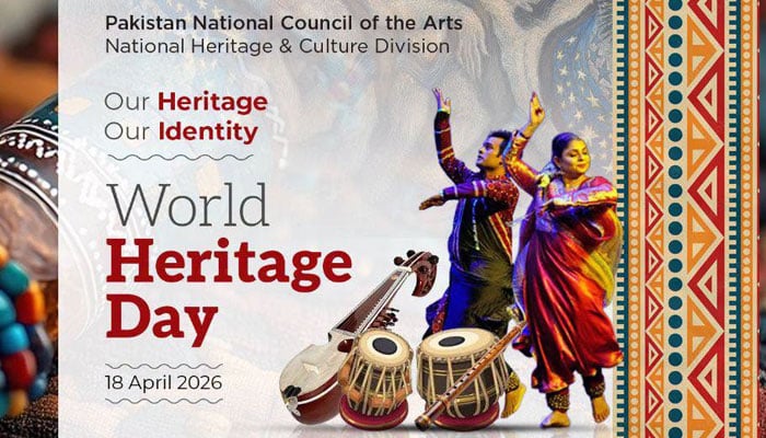 The image is a poster on the Facebook page of the Pakistan National Council of the Arts  on April 18, 2026. — Facebook@PNCAOfficial