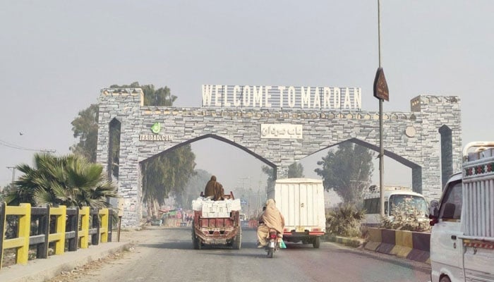 The representational image shows the Bab-e-Mardan (Mardan Gate), the main entrance to the city of Mardan in the Khyber Pakhtunkhwa. — X@Islamabadies/File