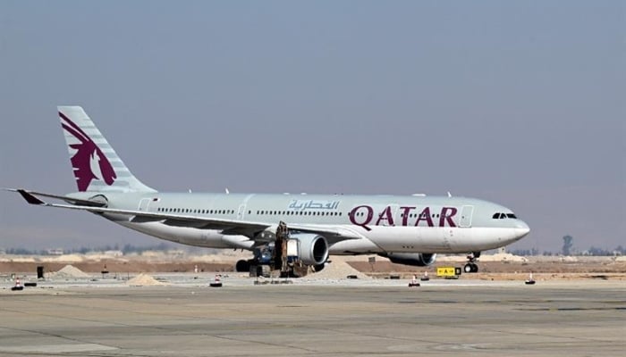 A Qatar airways flight. —AFP/File