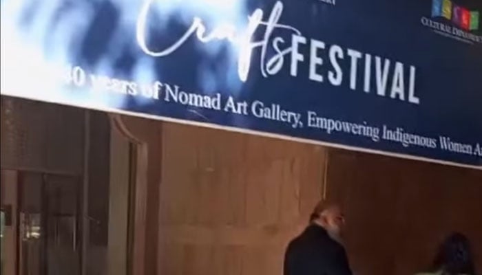 The image shows a banner for the Nomad Craft Festival on April 20, 2026. — Facebook@ahmad.habib.7311/Screengrab