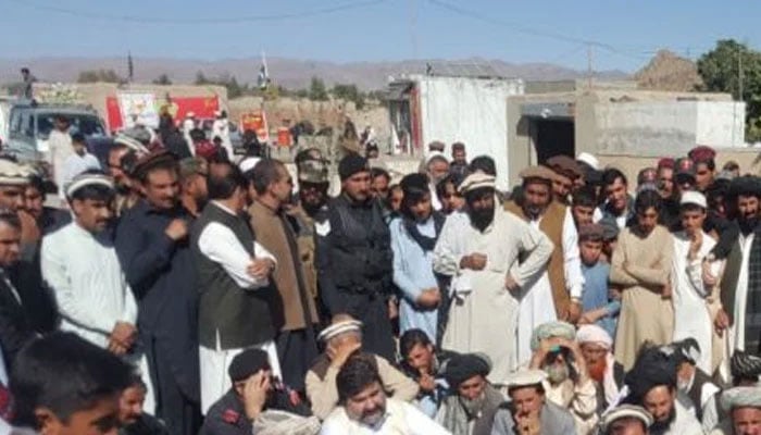 The representational image of a protest. — The News/File