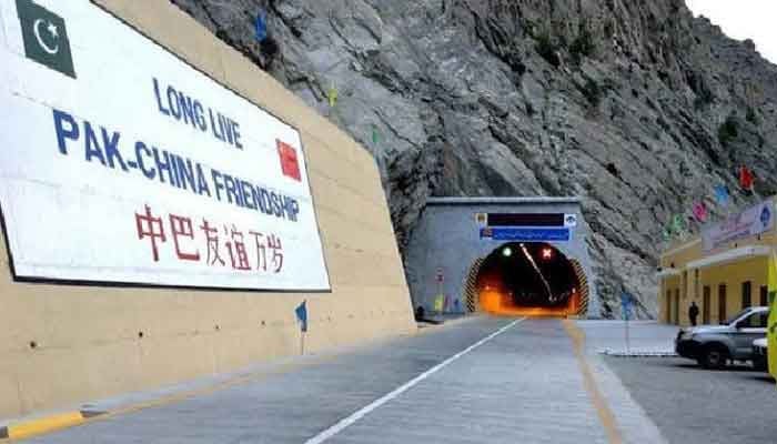 The representational image shows Long Live Pak China Friendship written on a wall beside a tunnel in northern Pakistans Gojal Valley. — AFP/File