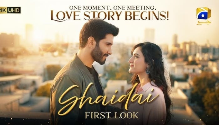 Poster of Geo TV’s new serial ‘Shaidai’. —YouTube/Geo TV/File