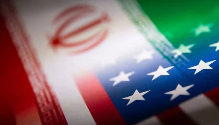 Flags of Iran and US are seen printed on paper in this illustration taken January 27, 2022. —Reuters