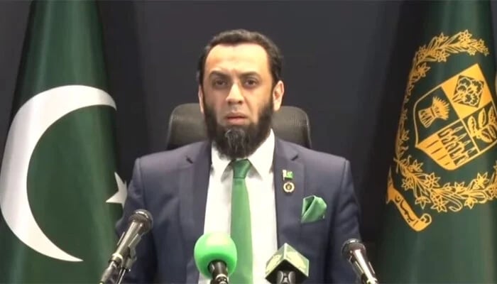 Federal Minister for Information and Broadcasting Attaullah Tarar. — GeoNewsLive/File