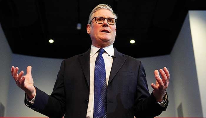 Britains Prime Minister Keir Starmer addresses Chinese and British business delegations at the House of UK reception, in Shanghai, China, January 30, 2026. — Reuters