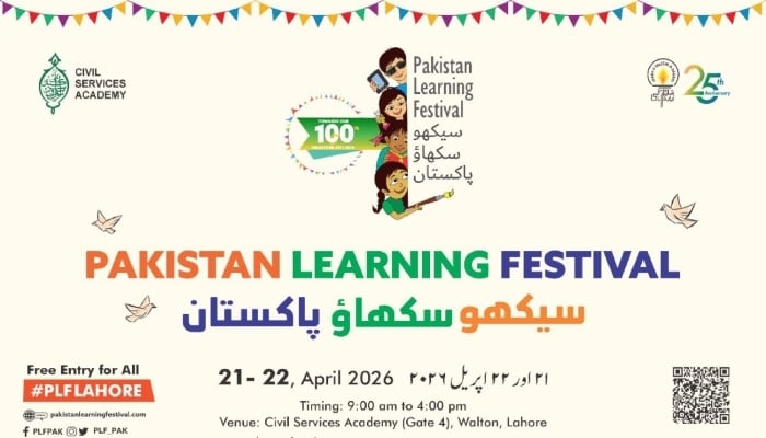 PLF Lahore 2026 poster. —Facebook@edu.itapak/File