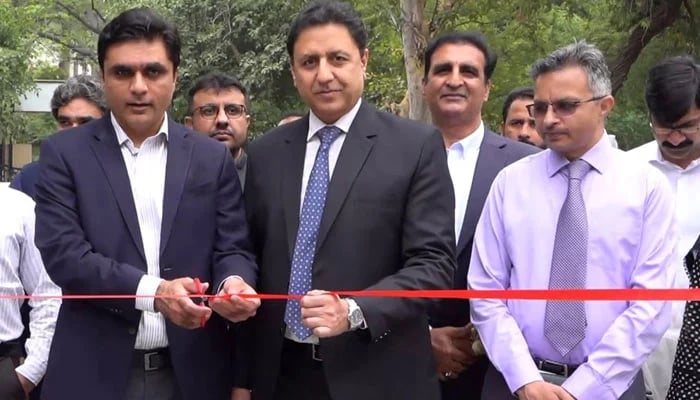 Secretary Sports and Youth Affairs Punjab Muhammad Ali alongside Director General Sports Punjab Muhammad Tariq Qureshi inaugurating the event, April 7, 2026. —Facebook@SportsBoardPunjab