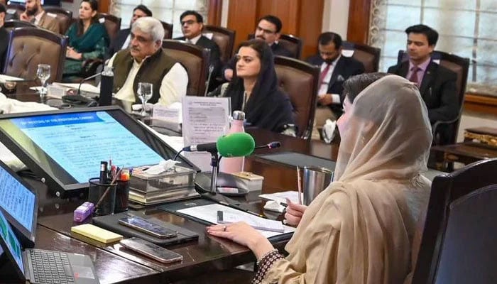 Punjab Chief Minister Maryam Nawaz Sharif chairing the 26th provincial cabinet meeting on June 3, 2025. —Facebook@TheMaryamNSharif