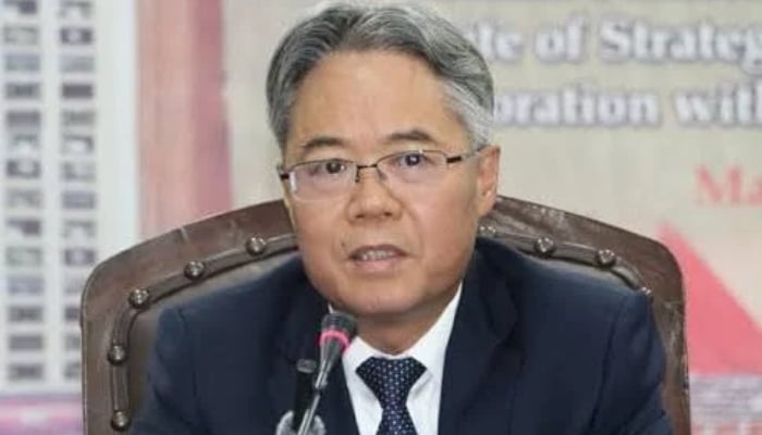 Chinese Ambassador in Islamabad Jiang Zaidong. —Institute of stretegic studies/File
