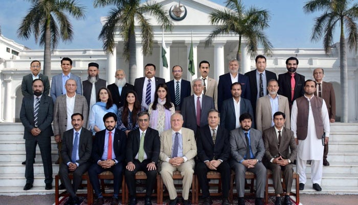 The image shows the group photo of the participants of the 4th course on Directors’ Training Programme (DTP) for State-Owned Enterprises (SOEs). — APP/File