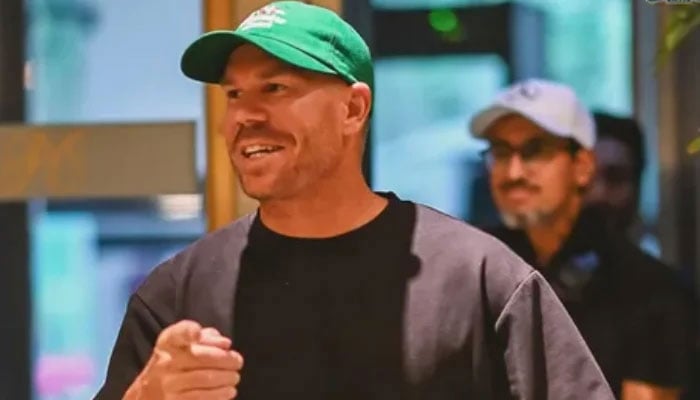 An undated picture of Karachi Kings captain David Warner. — Instagram/KarachiKings/File