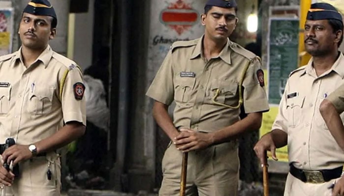 An undated photo of Indian police personnel. — AFP/File