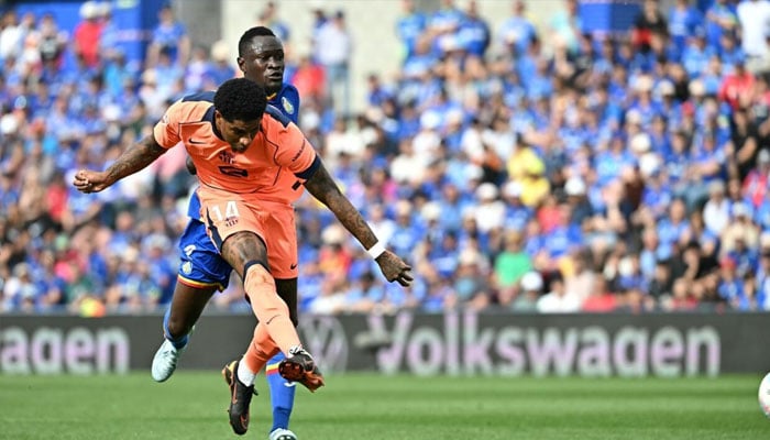 Barcelona forward Marcus Rashford in action. —AFP/File