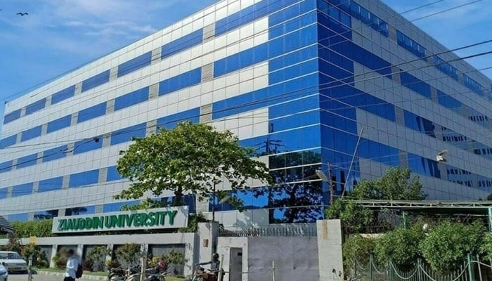 A view of Ziauddin University. — Facebook/zuedu/File