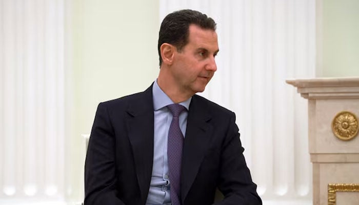 Former Syrian president Bashar al-Assad attends a meeting at the Kremlin in Moscow, Russia, March 15, 2023. — Reuters