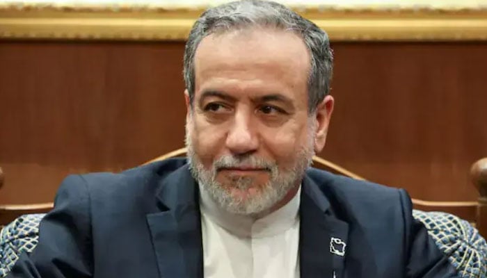 Iranian Foreign Minister Abbas Araqchi gestures during an even in Beirut, Lebanon, on June 3, 2025. — Reuters