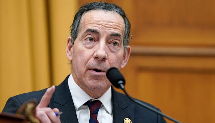 US House Judiciary Committee Ranking Member Jamie Raskin (D-MD) speaks at a House Judiciary Committee hearing on Oversight of the Department of Homeland Security on the day US Homeland Security Secretary Kristi Noem testifies, on Capitol Hill in Washington, DC, US, March 4, 2026. — Reuters