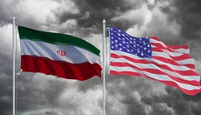 Representational image of Iran and US flags. —TheNews/File