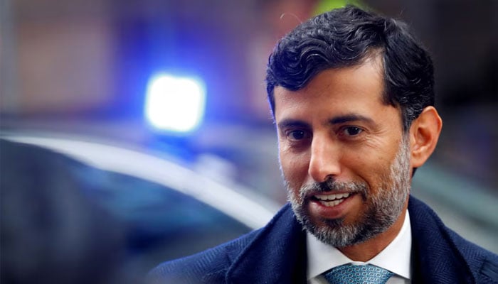 UAEs Oil Minister Suhail Mohamed Al Mazrouei arrives at the OPEC headquarters in Vienna, Austria December 6, 2019.—Reuters