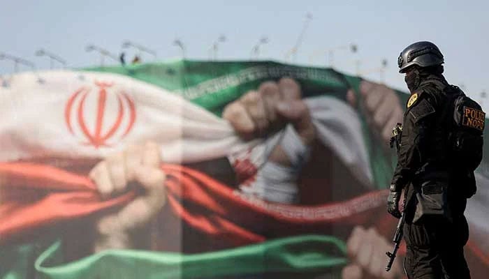 A member of the Iranian police attends a pro-government rally in Tehran, Iran, January 12, 2026. — Reuters