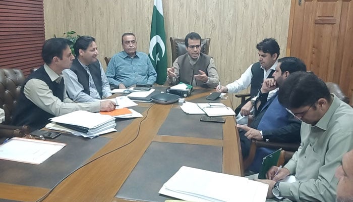 Secretary Energy and Power Nisar Ahmed chairing a meeting on April 20, 2026. — X@EPDKPGovt