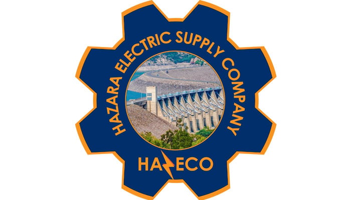 The image shows the logo of the Hazara Electric Supply Corporation (HAZECO). — Facebook@OfficialHazeco/File