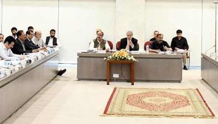 Syed Naveed Qamar, MNA, chairing the 11th meeting of the Standing Committee on Finance and Revenue was held today at the Parliament House, Islamabad, April 30th, 2026. —NA website