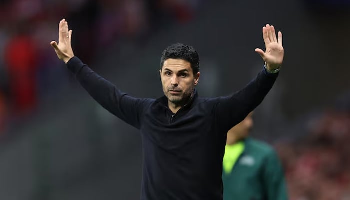 This undated photo shows Arsenal manager Mikel Arteta. — Reuters/File