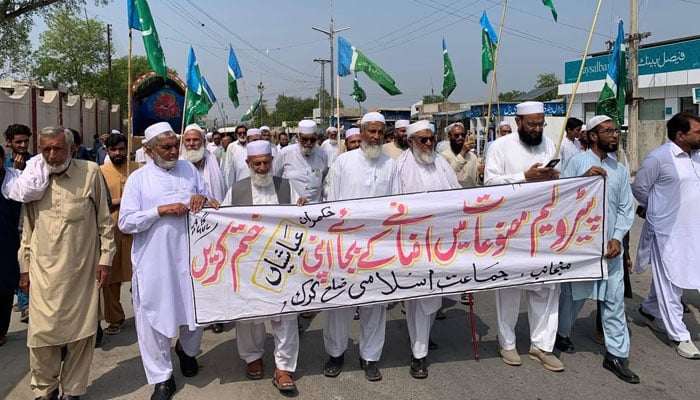 The Jamaat-e-Islami (JI)  is organising a protest rally in Karak, KP, on May 1, 2026. — Facebook@kJIPOfficial1
