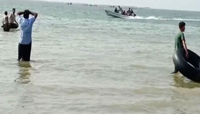 The representational image shows a sight of the Keenjhar Lake. — The News/File