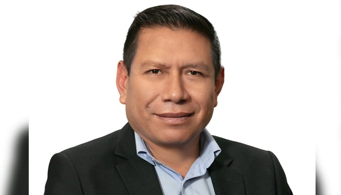 This undated photo shows senior Bolivian judge Victor Hugo Claure Hinojoza. — Tribunal Agroambiental website/File