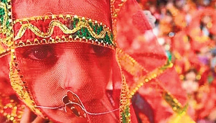 The representational image shows a child bride. — The News/File