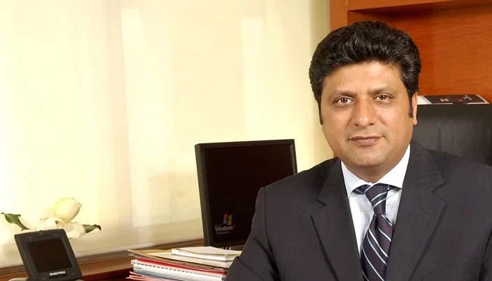 This undated photo shows Former National Database and Registration Authority (Nadra) chairman Tariq Mailk. — Geo News/File
