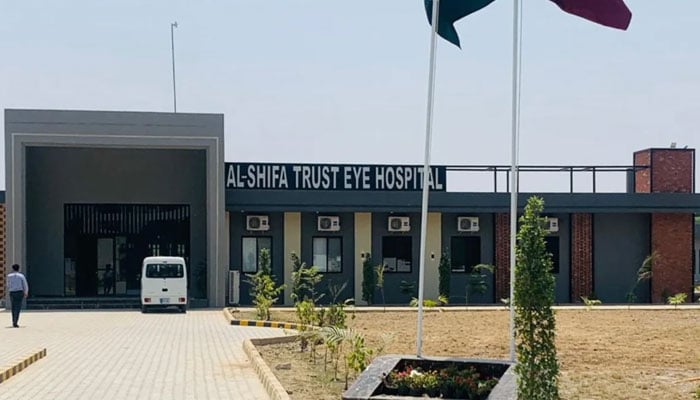 The Al-Shifa Trust eye hospital building.  — Facebook@alshifaeyerwp/File
