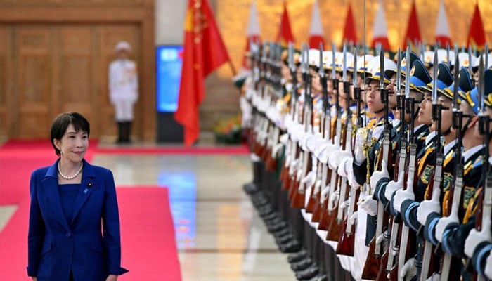 Japans Prime Minister Sanae Takaichi is on her first visit to Vietnam since taking office. —AFP