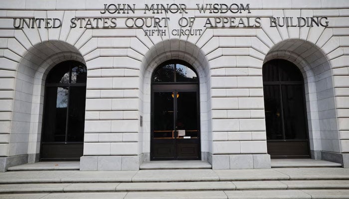 The John Minor Wisdom United States Court of Appeals Building stands in New Orleans, Louisiana, U.S., February 7, 2025.