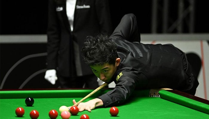 Chinese snooker player Wu Yize.—AFP