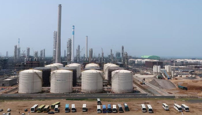 Hengli Petrochemicals new refining, petrochemical complex is seen at Changxing island in Dalian, Liaoning province, China July 16, 2018.—Reuters